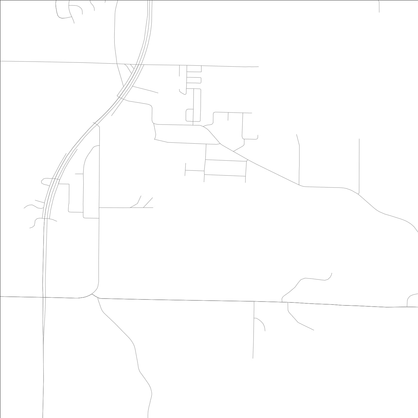 ROAD MAP OF COYNE CENTER, ILLINOIS BY MAPBAKES