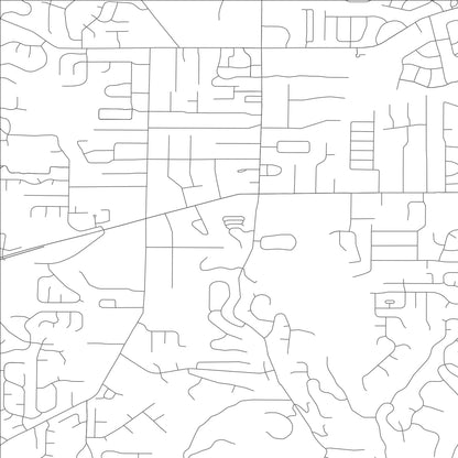 ROAD MAP OF ELLISVILLE, MISSOURI BY MAPBAKES