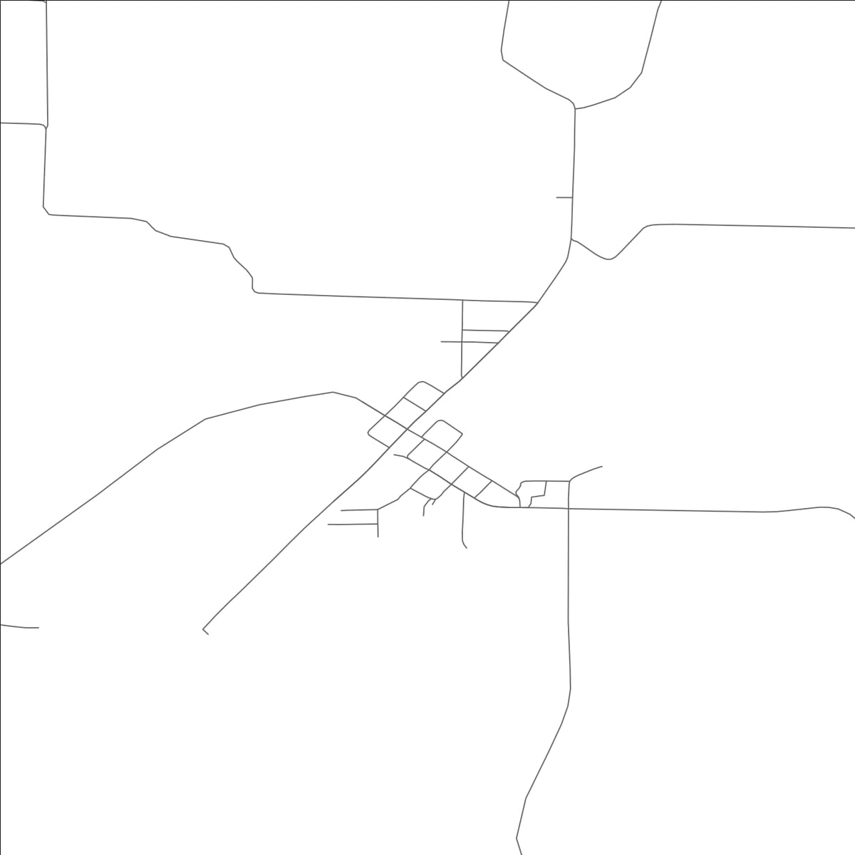 ROAD MAP OF ELMER, MISSOURI BY MAPBAKES
