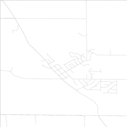 ROAD MAP OF ELY, LOWA BY MAPBAKES