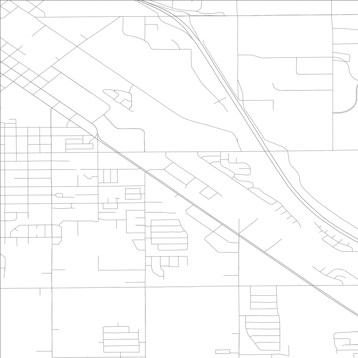 ROAD MAP OF CALDWELL, IDAHO BY MAPBAKES