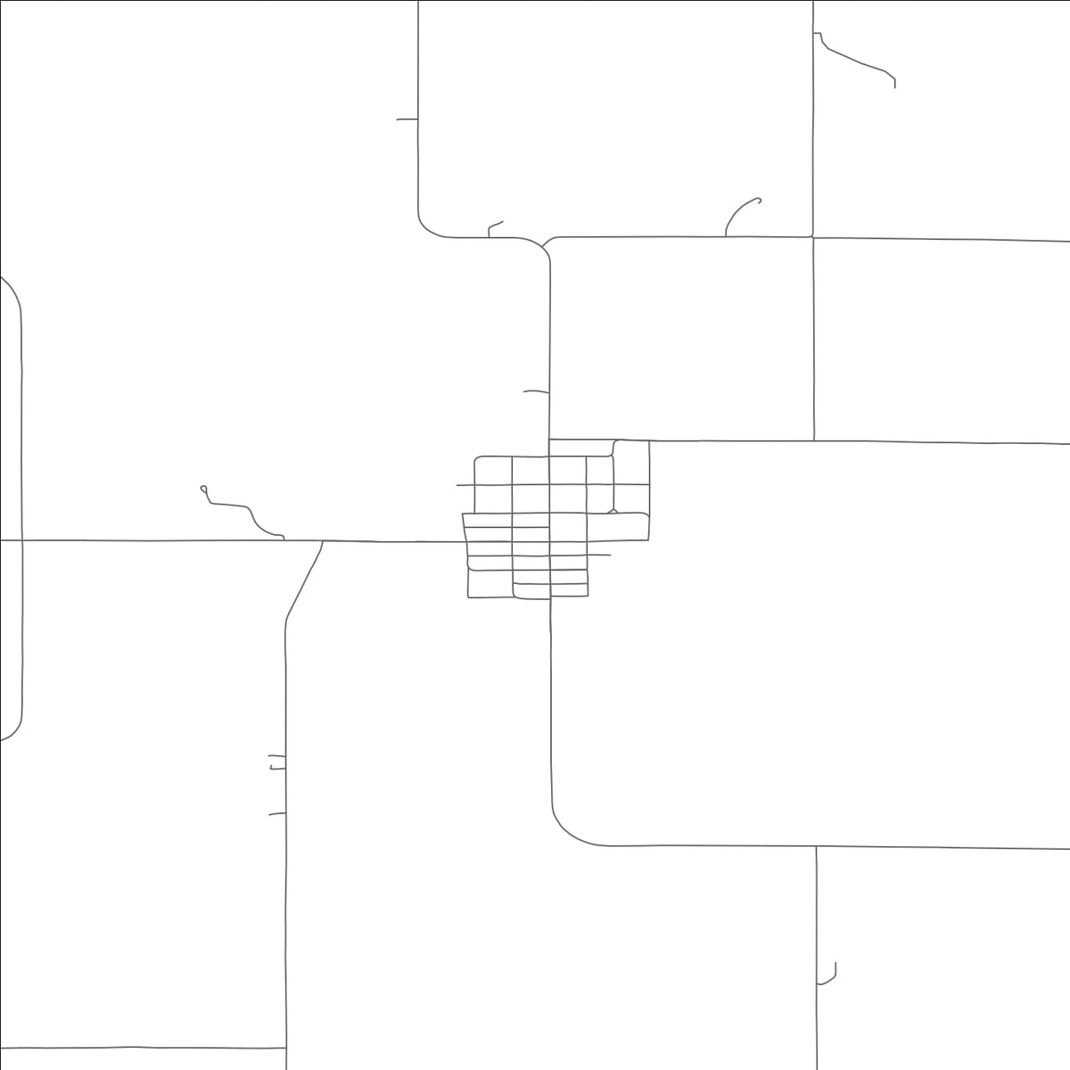ROAD MAP OF ELMO, MISSOURI BY MAPBAKES