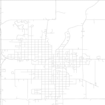 ROAD MAP OF EMMETSBURG, LOWA BY MAPBAKES