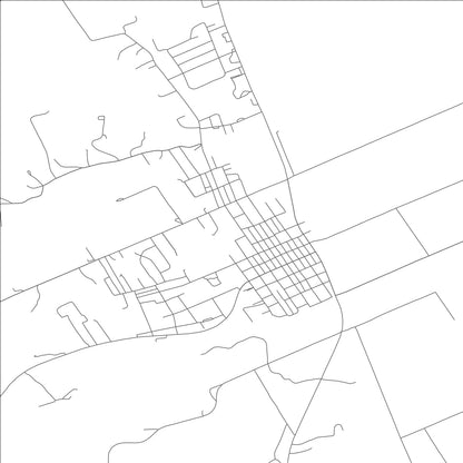 ROAD MAP OF ELSBERRY, MISSOURI BY MAPBAKES