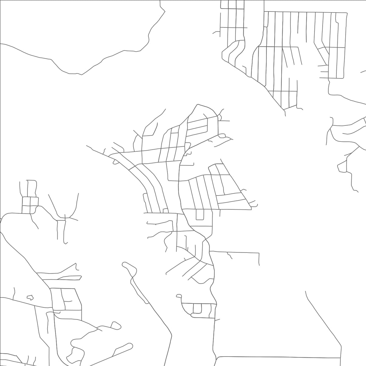 ROAD MAP OF EMERALD BEACH, MISSOURI BY MAPBAKES