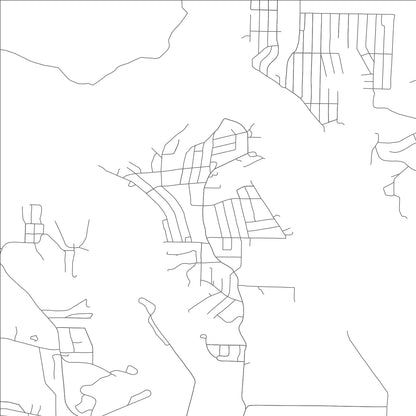 ROAD MAP OF EMERALD BEACH, MISSOURI BY MAPBAKES