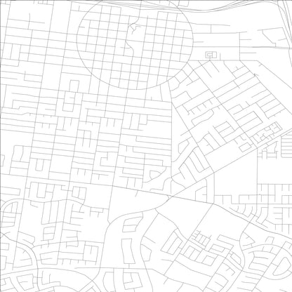 ROAD MAP OF CORONA, CALIFORNIA BY MAPBAKES