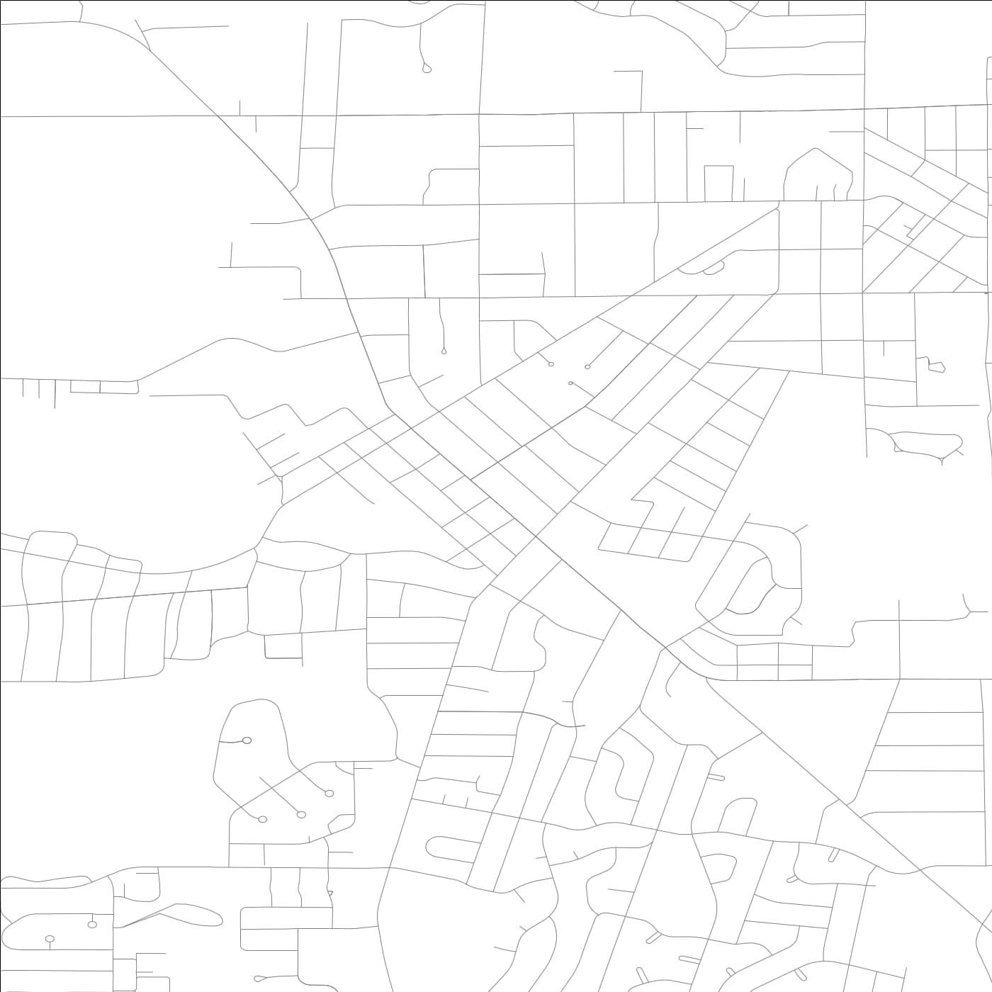 ROAD MAP OF CRYSTAL LAKE, ILLINOIS BY MAPBAKES