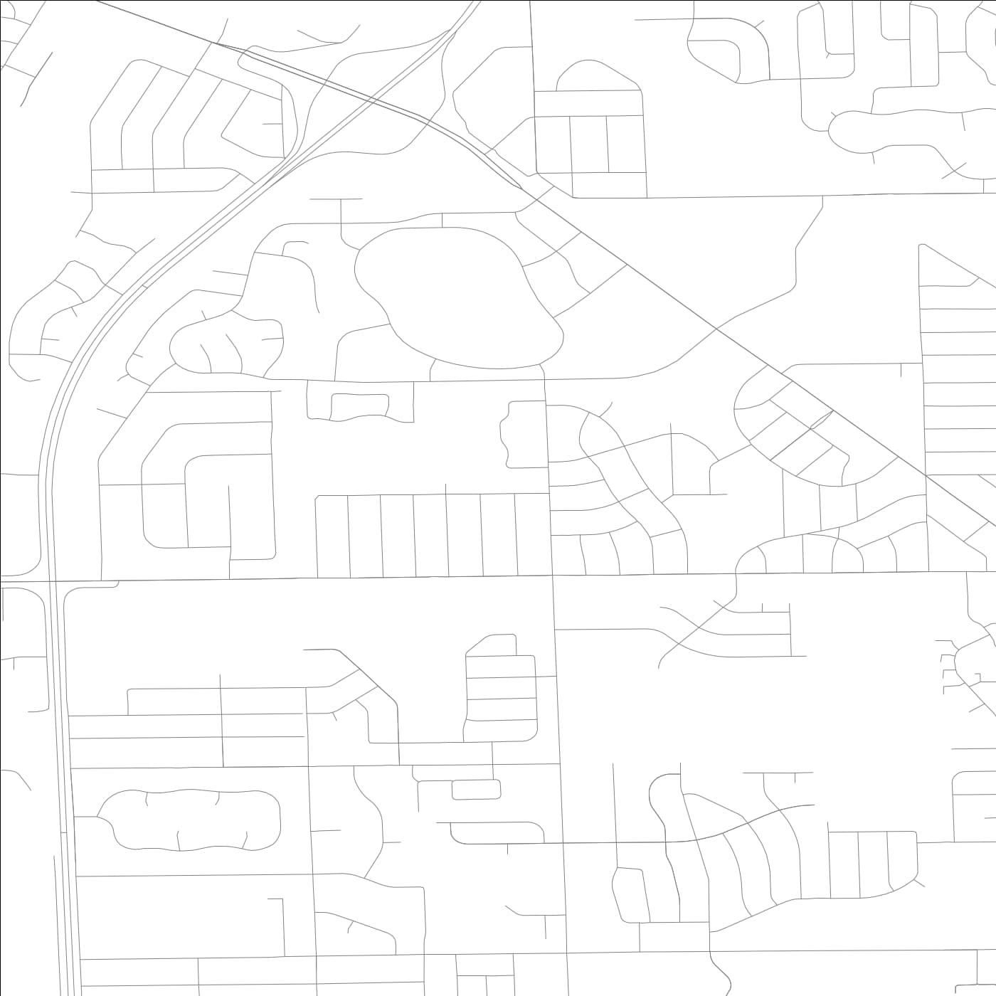 ROAD MAP OF CRYSTAL LAWNS, ILLINOIS BY MAPBAKES