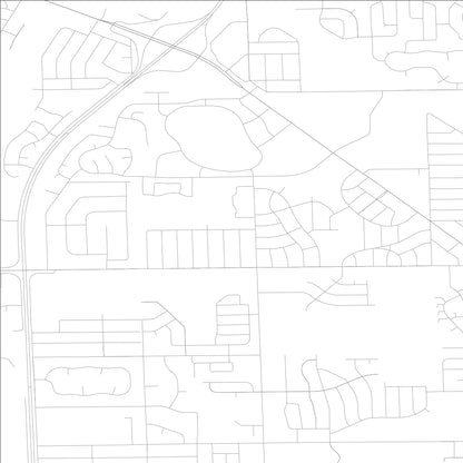 ROAD MAP OF CRYSTAL LAWNS, ILLINOIS BY MAPBAKES