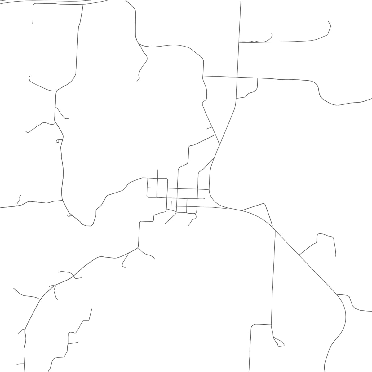 ROAD MAP OF EUGENE, MISSOURI BY MAPBAKES