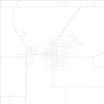 ROAD MAP OF FAIRBANK, LOWA BY MAPBAKES