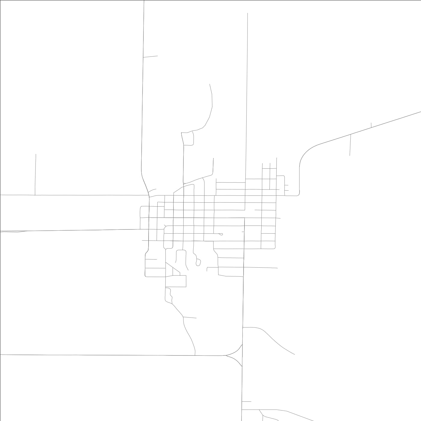 ROAD MAP OF CUBA, ILLINOIS BY MAPBAKES