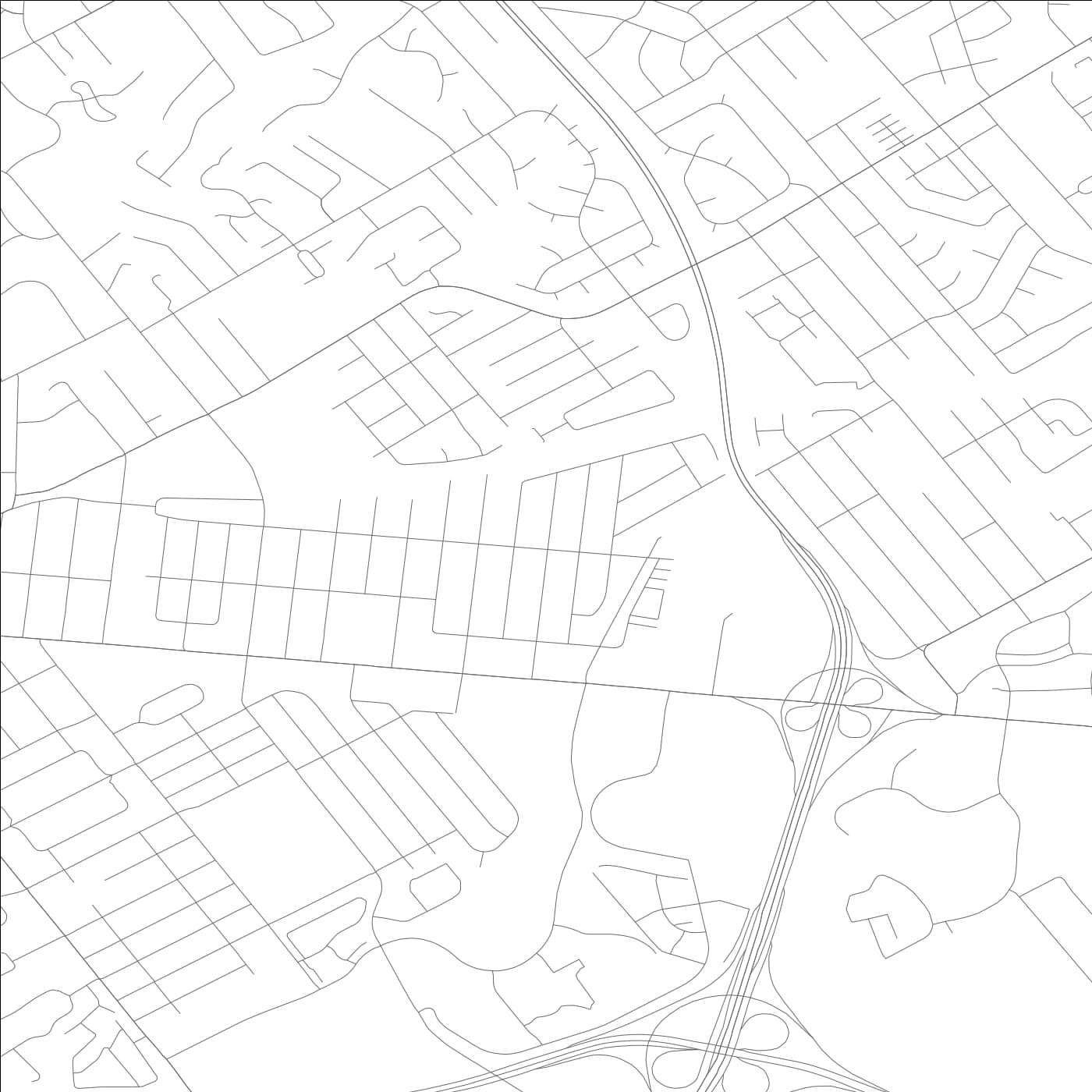 ROAD MAP OF BEECHWOOD VILLAGE, KENTUCKY BY MAPBAKES