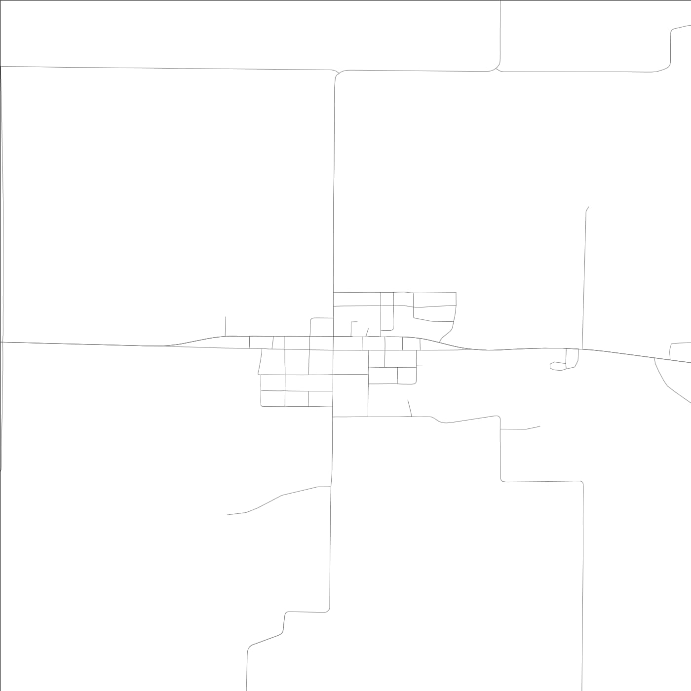 ROAD MAP OF BAINBRIDGE, INDIANA BY MAPBAKES