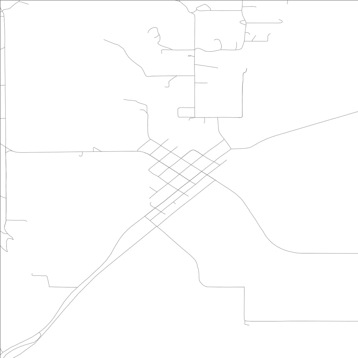 ROAD MAP OF CAMBRIDGE, IDAHO BY MAPBAKES