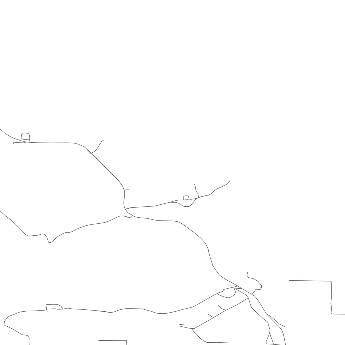 ROAD MAP OF EVERGREEN, MISSOURI BY MAPBAKES
