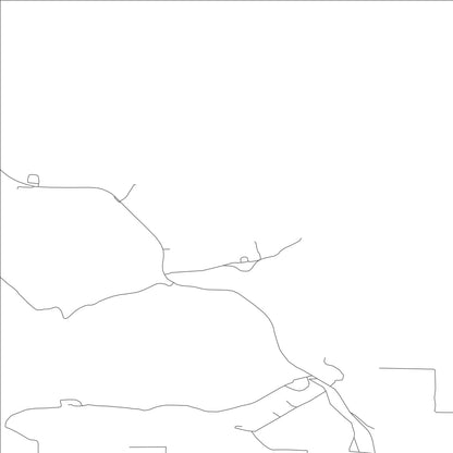 ROAD MAP OF EVERGREEN, MISSOURI BY MAPBAKES