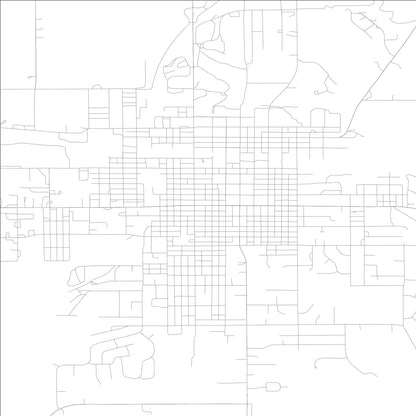 ROAD MAP OF FAIRFIELD, LOWA BY MAPBAKES