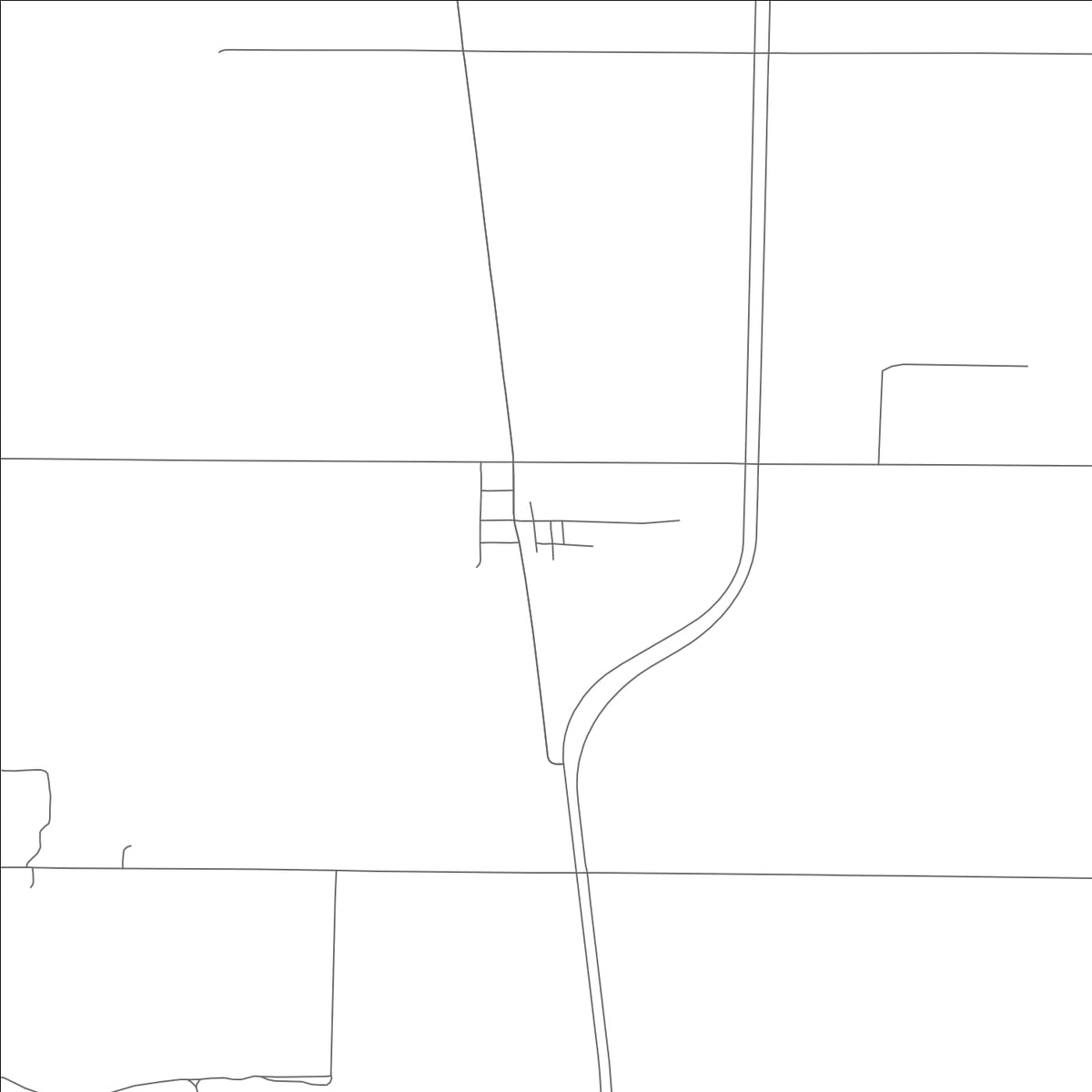 ROAD MAP OF EXCELLO, MISSOURI BY MAPBAKES