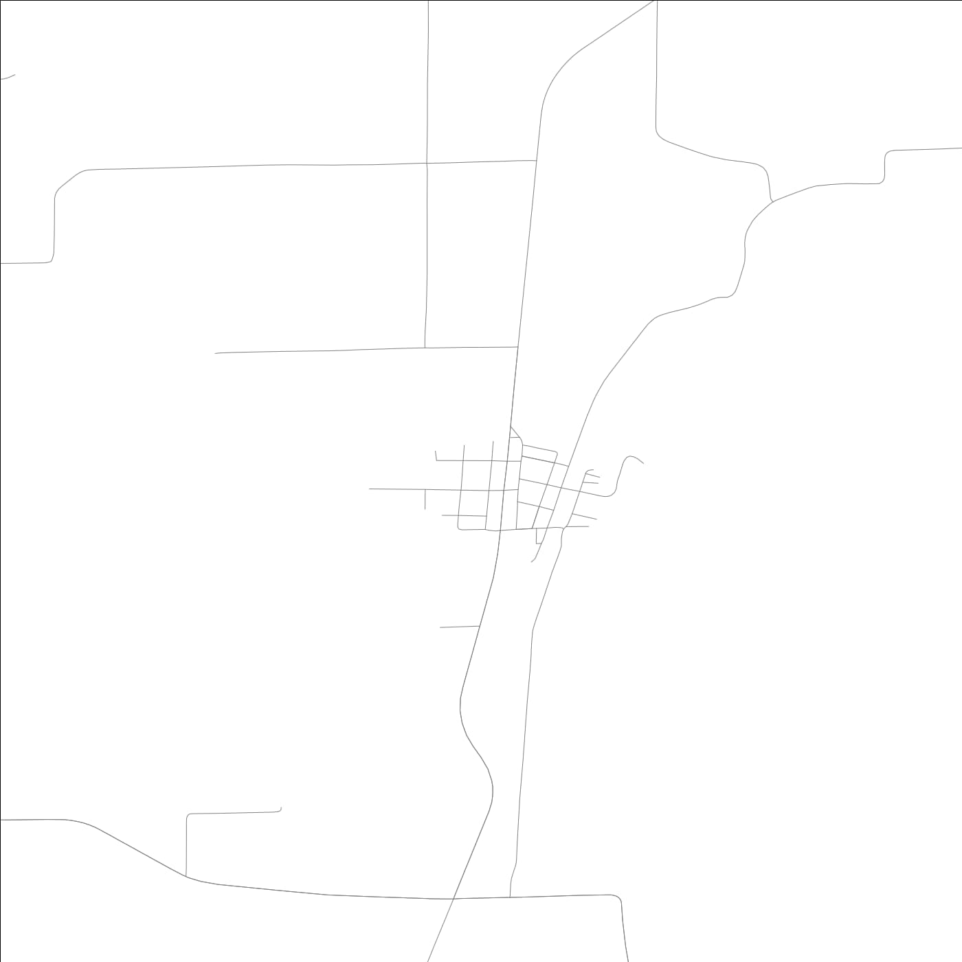 ROAD MAP OF CYPRESS, ILLINOIS BY MAPBAKES