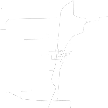 ROAD MAP OF CYPRESS, ILLINOIS BY MAPBAKES