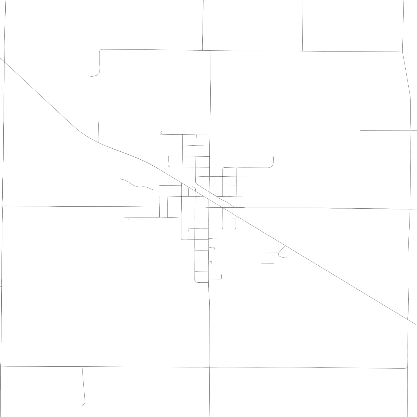 ROAD MAP OF DAHLGREN, ILLINOIS BY MAPBAKES