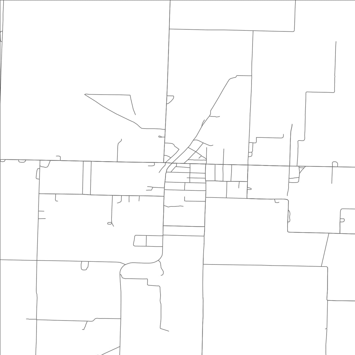ROAD MAP OF EXETER, MISSOURI BY MAPBAKES