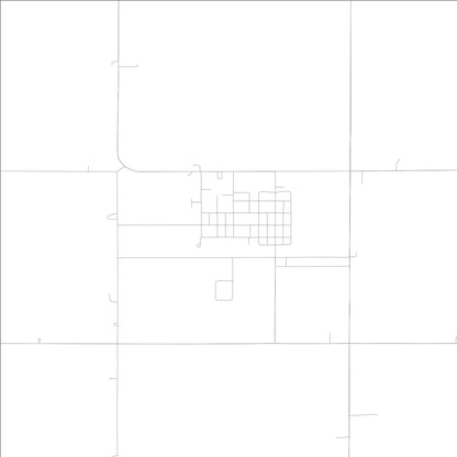 ROAD MAP OF FARNHAMVILLE, LOWA BY MAPBAKES