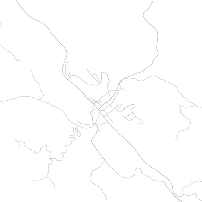 ROAD MAP OF COULTERVILLE, CALIFORNIA BY MAPBAKES