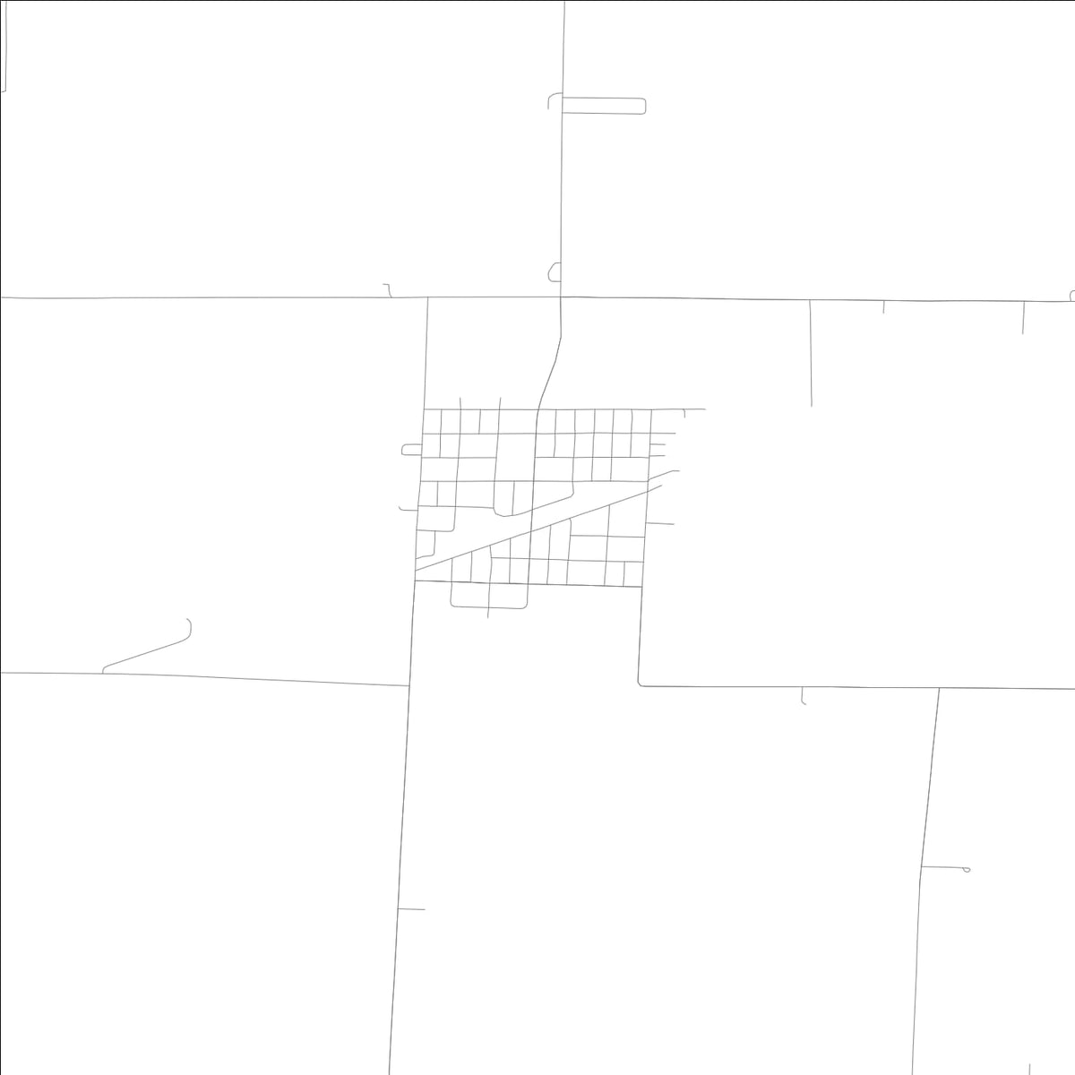 ROAD MAP OF FARRAGUT, LOWA BY MAPBAKES
