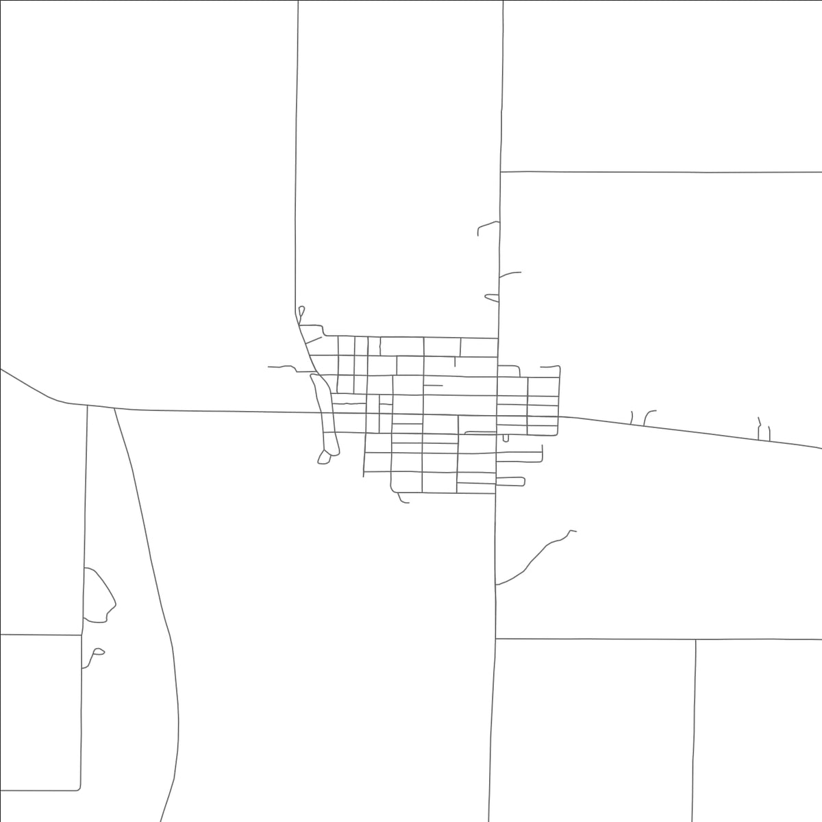 ROAD MAP OF FAIRFAX, MISSOURI BY MAPBAKES