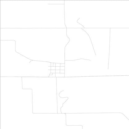 ROAD MAP OF FERGUSON, LOWA BY MAPBAKES