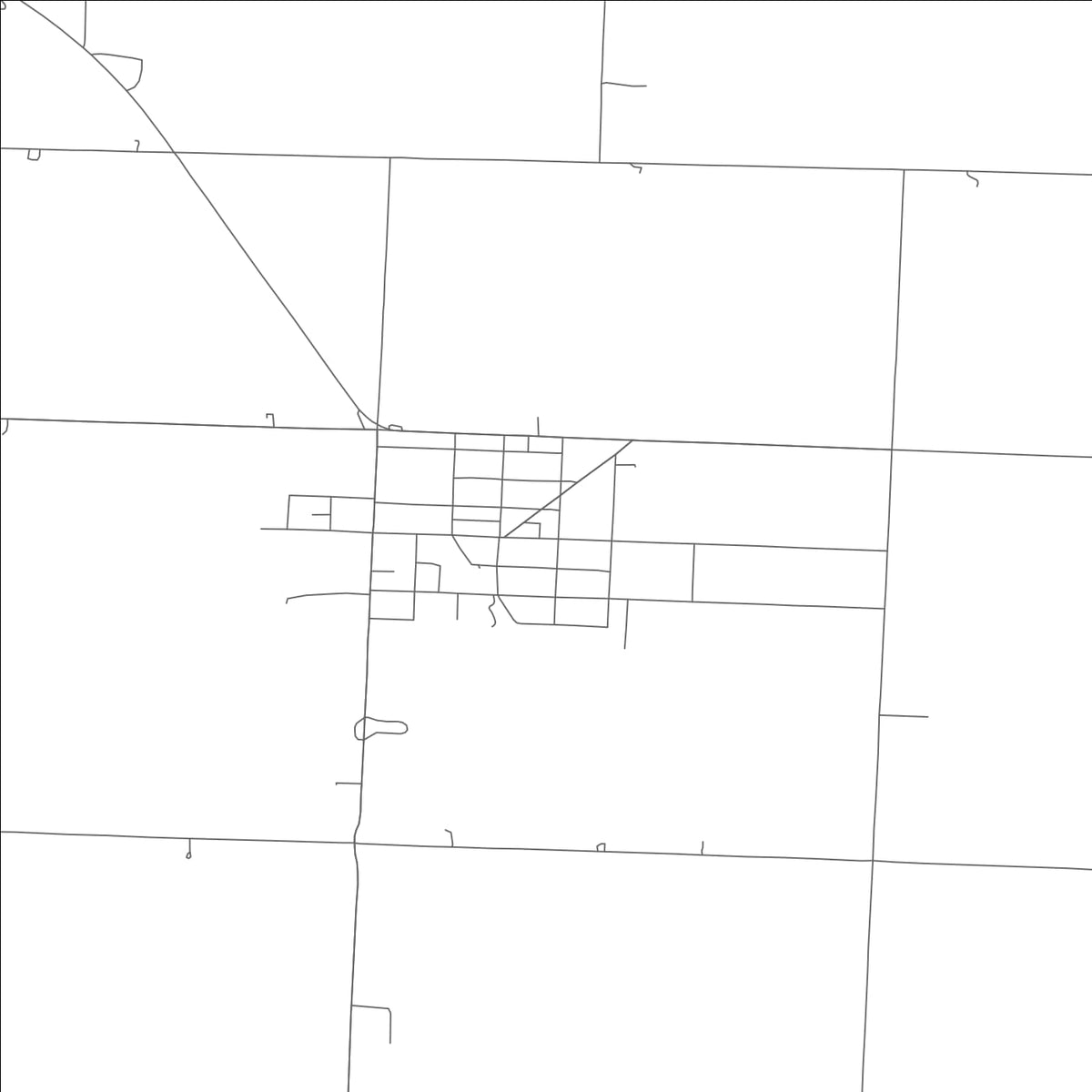 ROAD MAP OF FAIRVIEW, MISSOURI BY MAPBAKES