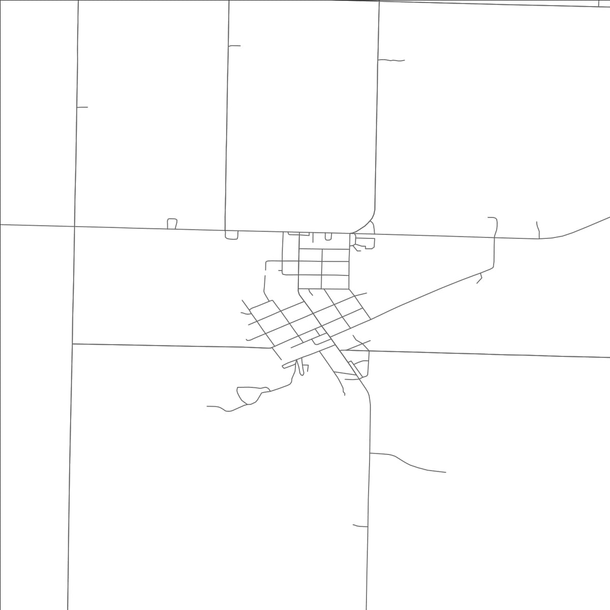 ROAD MAP OF FARBER, MISSOURI BY MAPBAKES
