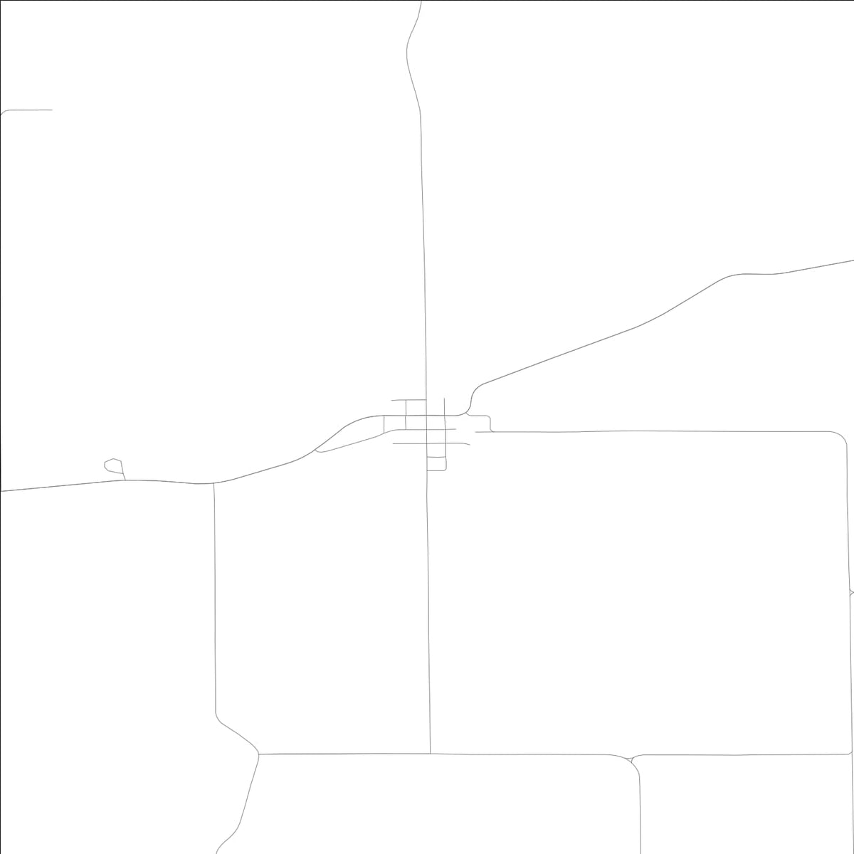 ROAD MAP OF FLORIS, LOWA BY MAPBAKES