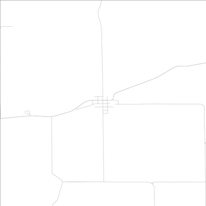 ROAD MAP OF FLORIS, LOWA BY MAPBAKES