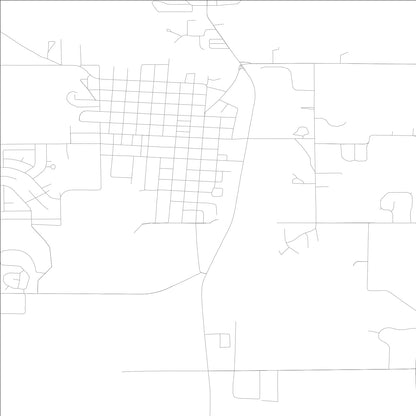 ROAD MAP OF FOREST CITY, LOWA BY MAPBAKES