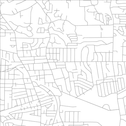 ROAD MAP OF FERGUSON, MISSOURI BY MAPBAKES