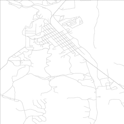 ROAD MAP OF CASCADE, IDAHO BY MAPBAKES