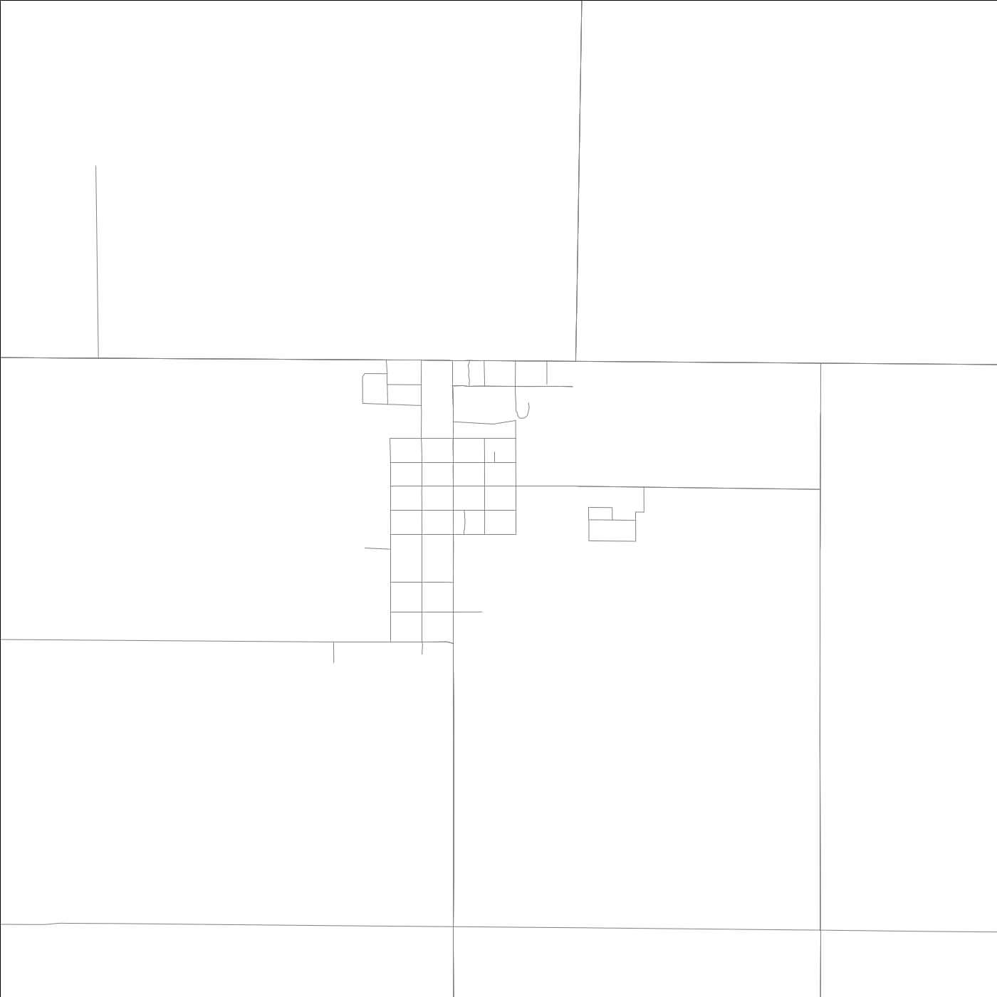 ROAD MAP OF DE LAND, ILLINOIS BY MAPBAKES