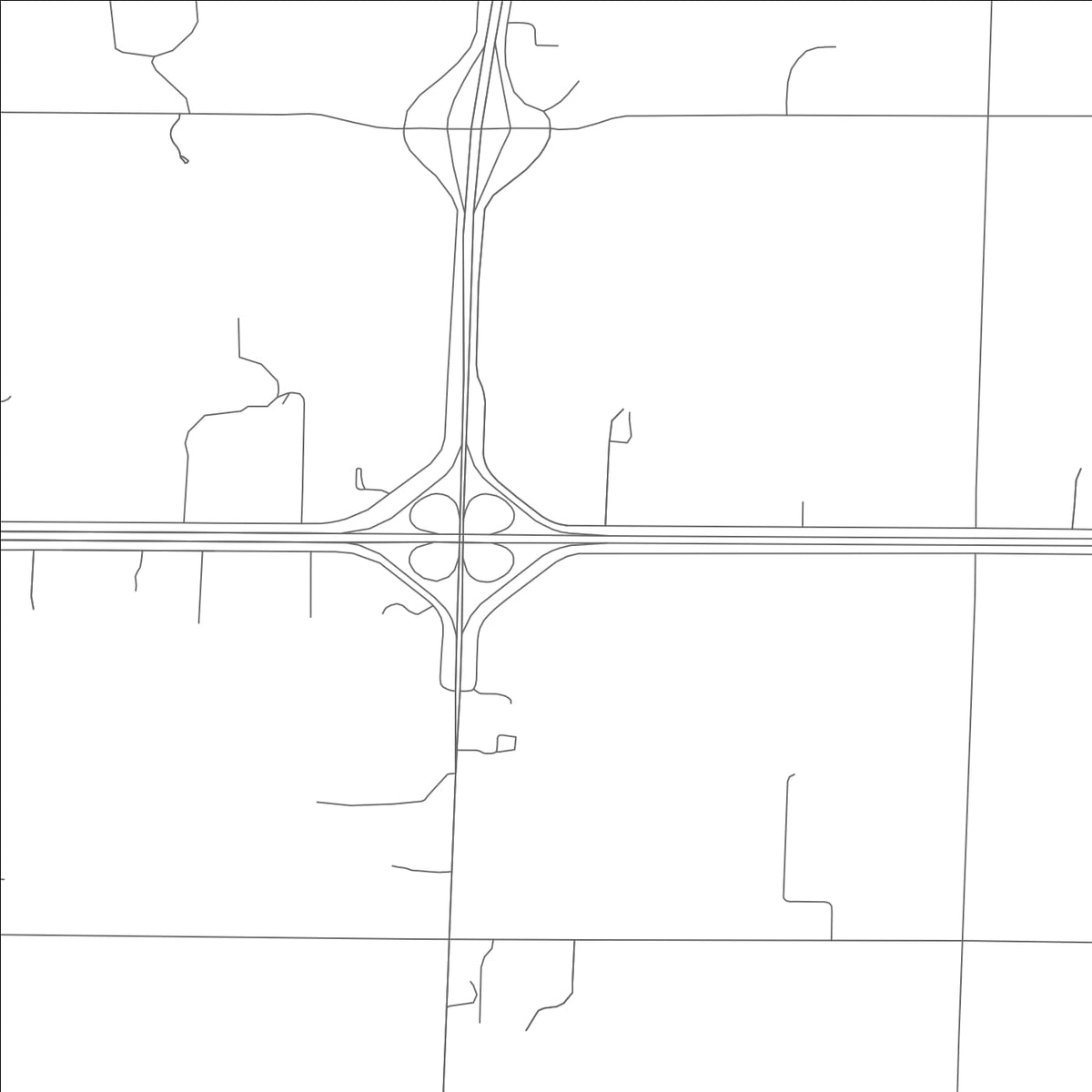 ROAD MAP OF FIDELITY, MISSOURI BY MAPBAKES