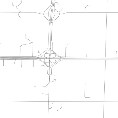 ROAD MAP OF FIDELITY, MISSOURI BY MAPBAKES