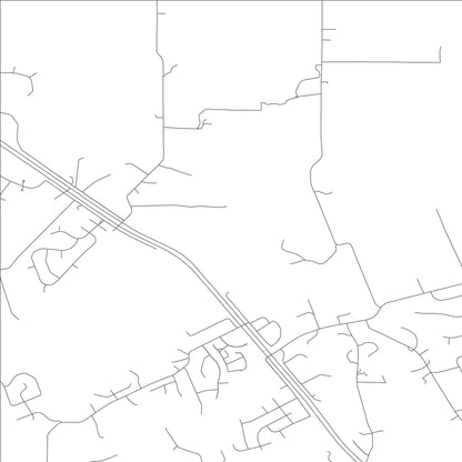 ROAD MAP OF FLINT HILL, MISSOURI BY MAPBAKES