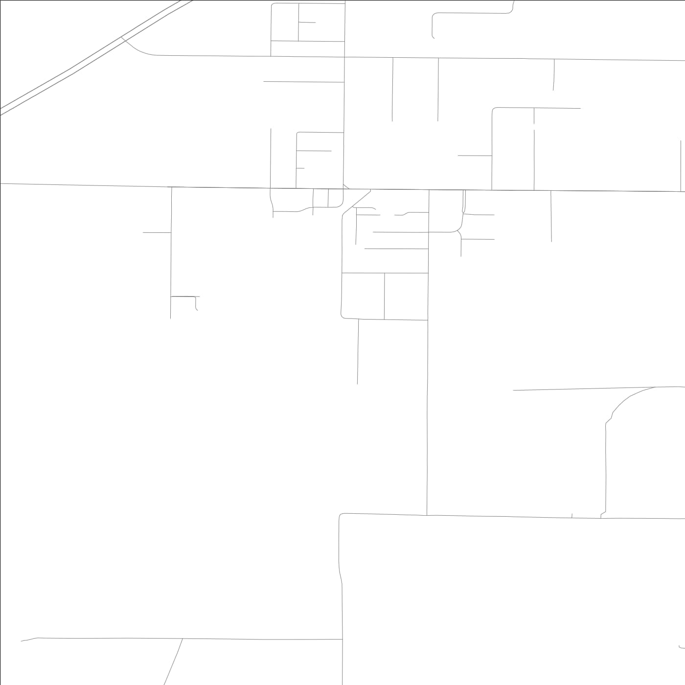 ROAD MAP OF FRUITLAND, LOWA BY MAPBAKES