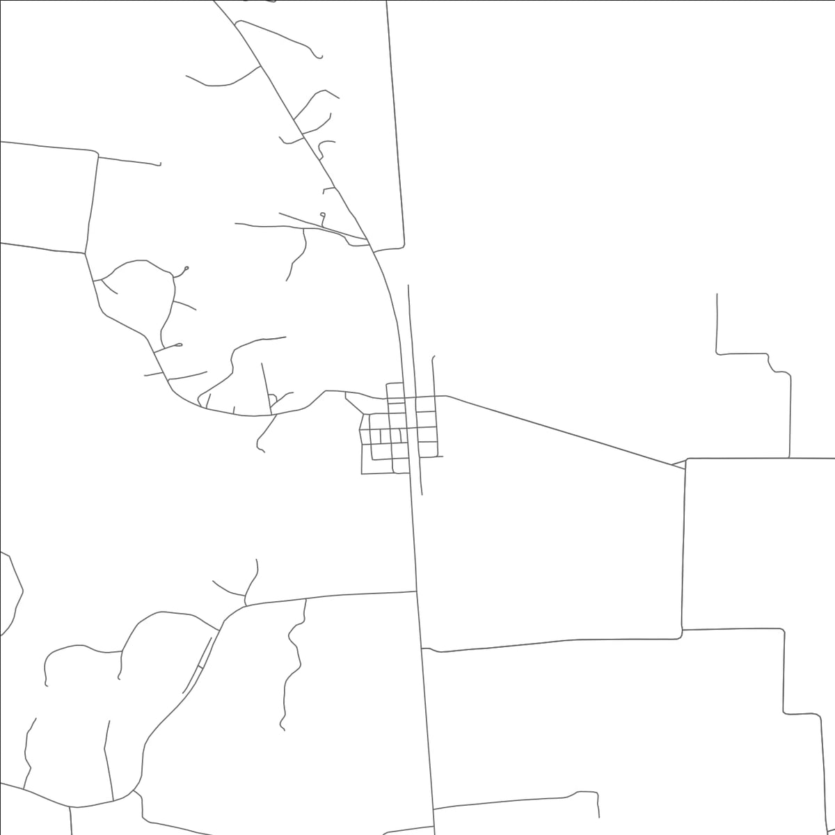 ROAD MAP OF FOLEY, MISSOURI BY MAPBAKES