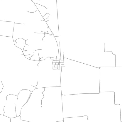 ROAD MAP OF FOLEY, MISSOURI BY MAPBAKES