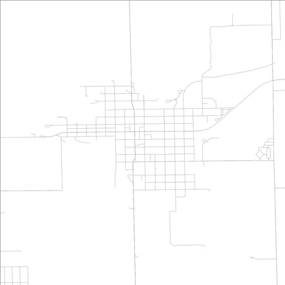 ROAD MAP OF DELAVAN, ILLINOIS BY MAPBAKES