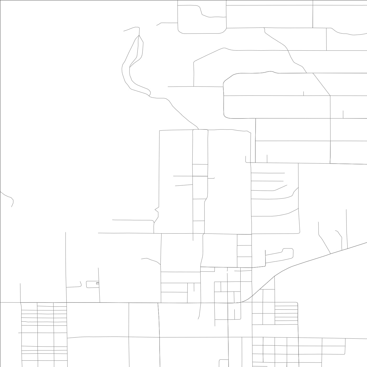 ROAD MAP OF DAPHNEDALE PARK, CALIFORNIA BY MAPBAKES