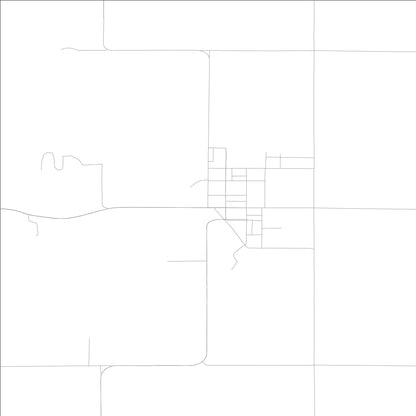 ROAD MAP OF GARWIN, LOWA BY MAPBAKES